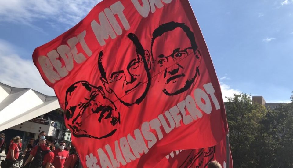 Alarmstufe Rot - Demonstration der Veranstalter*innen, 9.9.2020