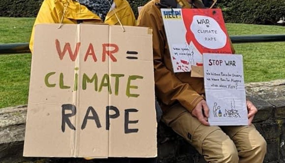 Demonstration gegen den Krieg, Brüssel, 27. März 2022