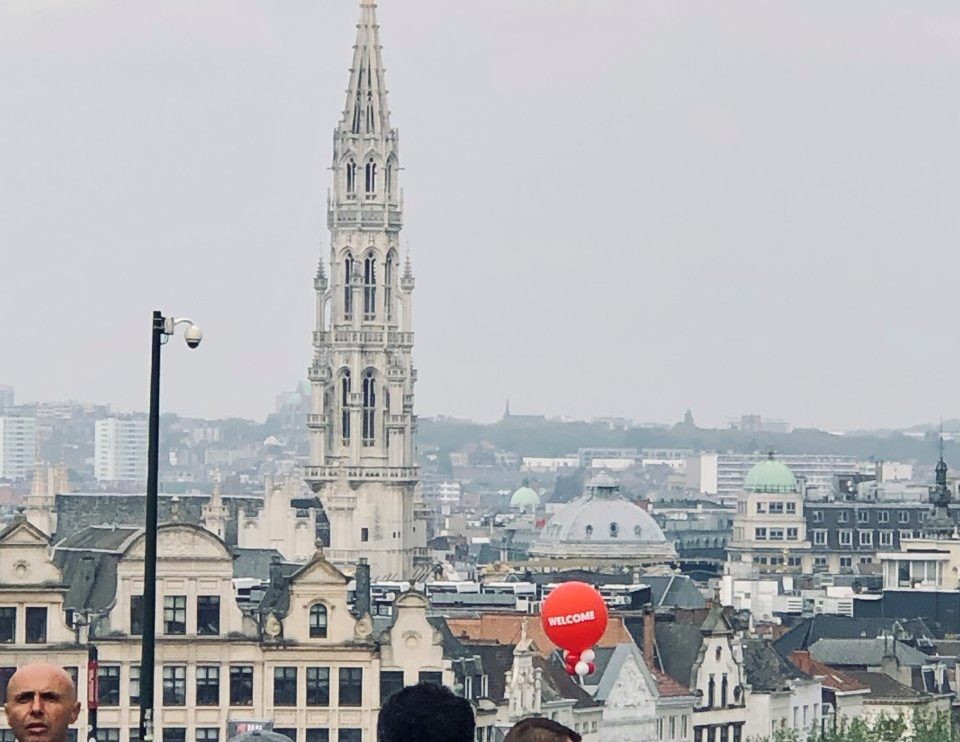 Gewerkschaften luden zum 1. Mai in Brüssel auf den Mont des Arts