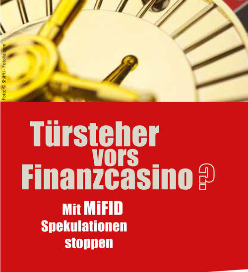 Türsteher vors Finanzcasino